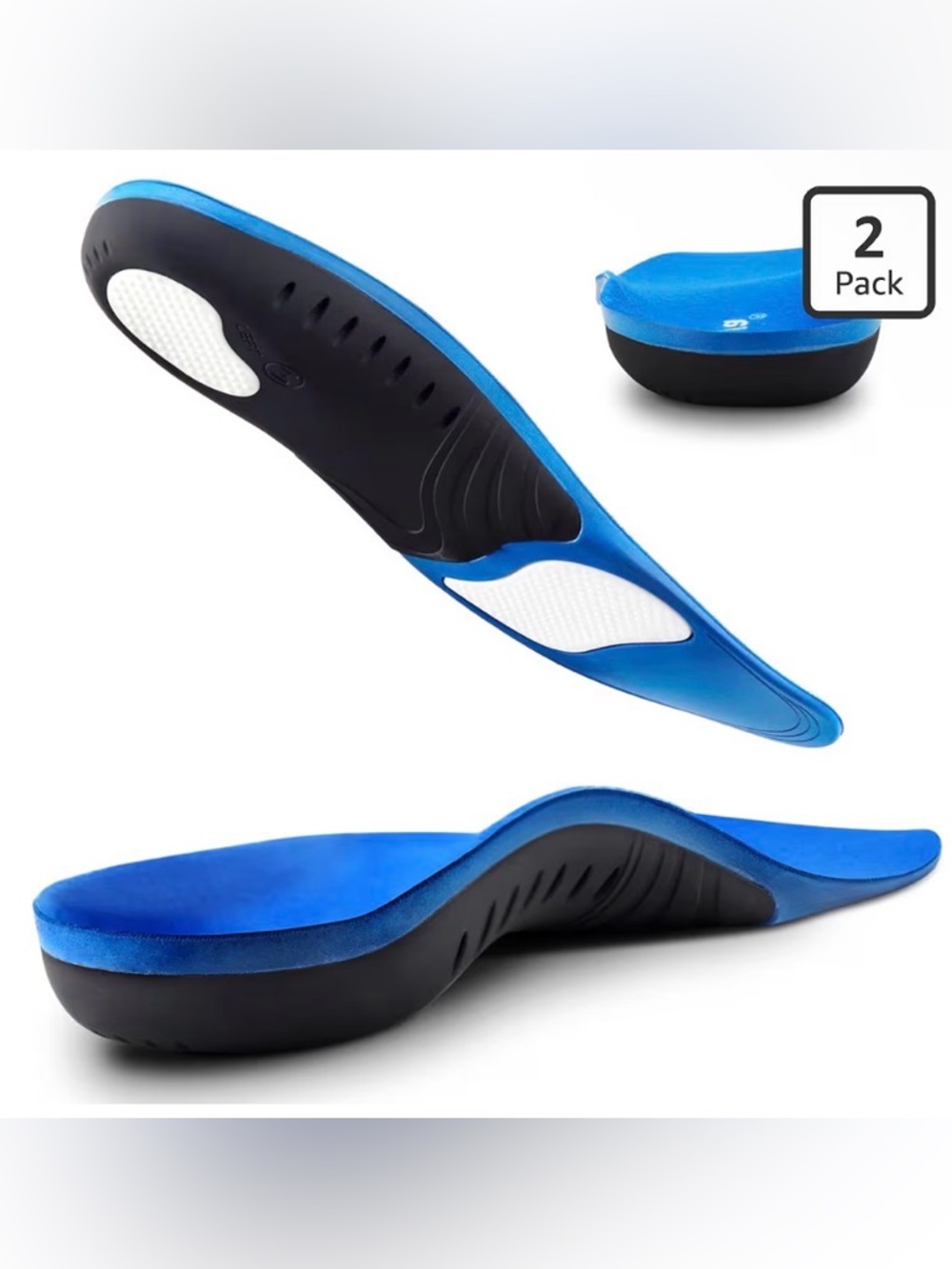 Orthotic Arch Support Shoe Inserts for Women/Men Size M